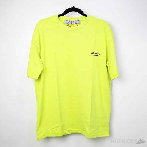Off-White Light Green T-Shirt 